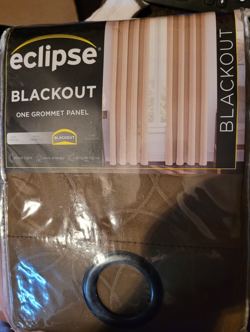 Eclipse Blackout Onw Grommet Panel Nwt 52x63 Latte